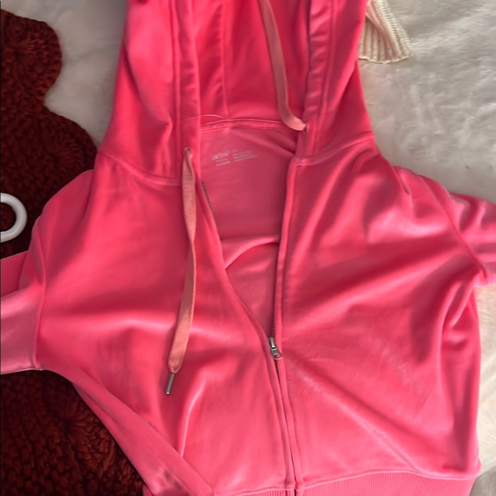 Juicy Couture Pink Velour Hoodie